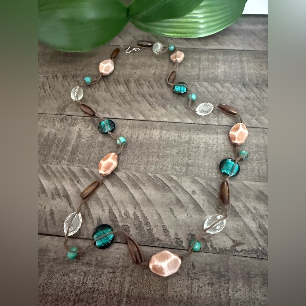 Elegant Multi-Color Beaded Necklace